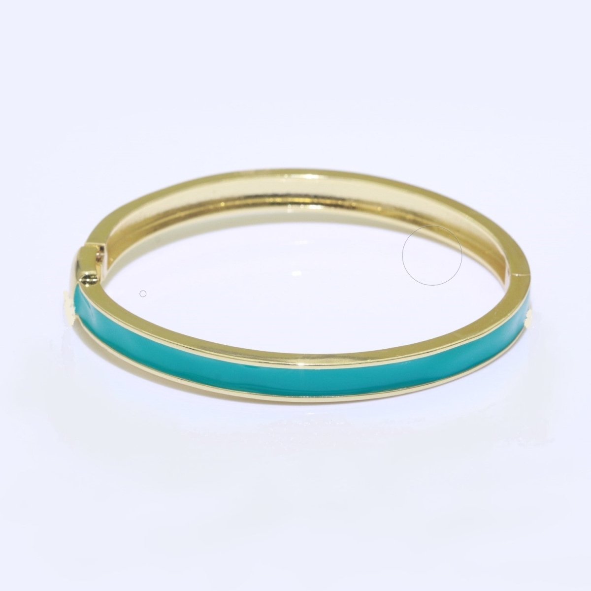 Colorful Enamel Stackable Bangle Bracelet, 14K Gold Filled Enamel Bangle Fashion Jewelry