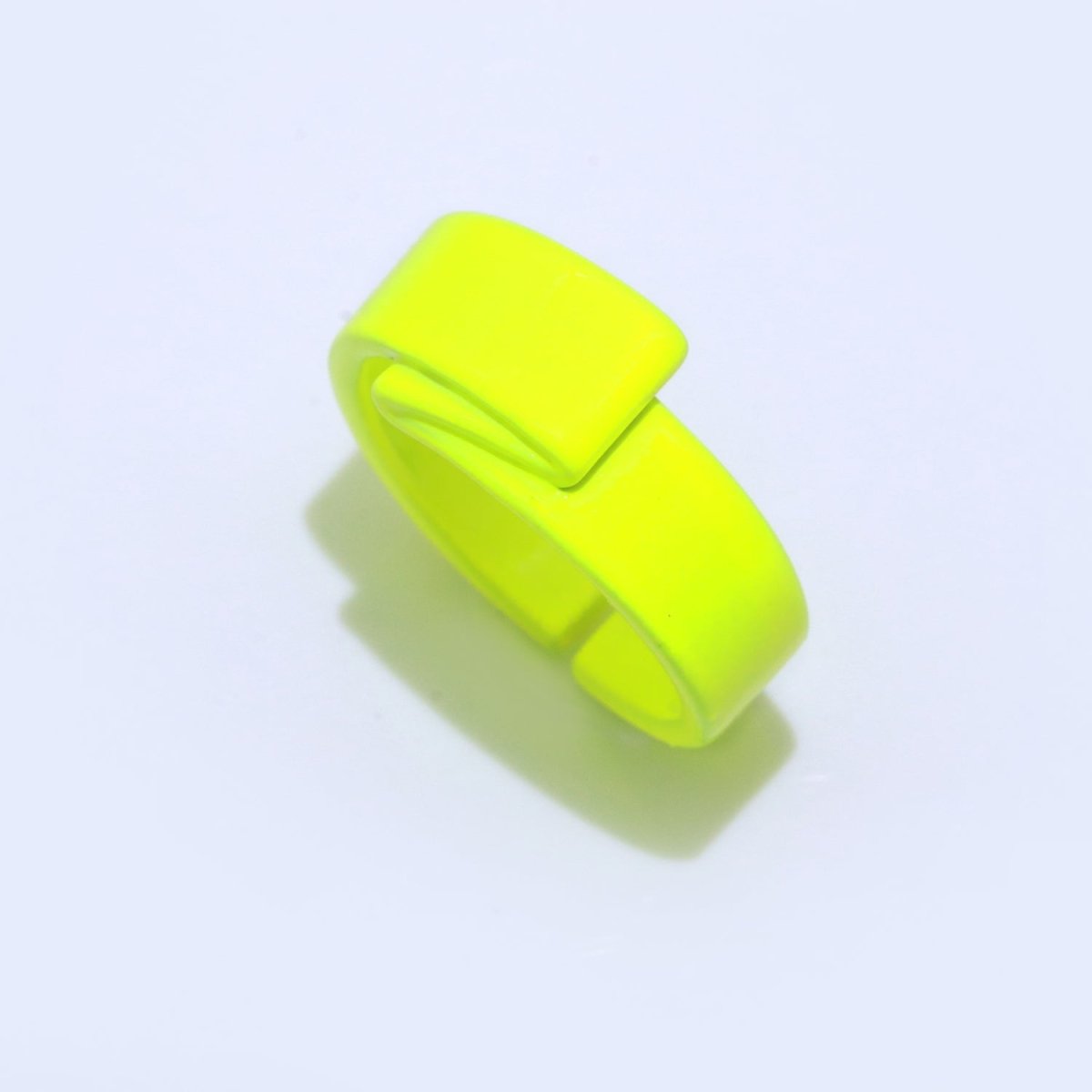 Colorful Neon Twisted ring, Y2K Trendy ring, Chunky enamel ring, Fun Summer ring Candy color ring, Gift for her