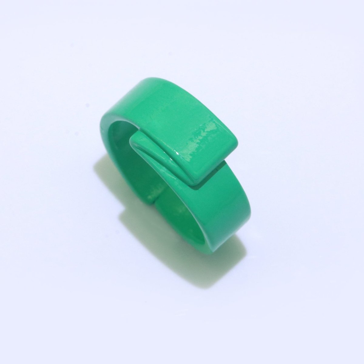 Colorful Neon Twisted ring, Y2K Trendy ring, Chunky enamel ring, Fun Summer ring Candy color ring, Gift for her