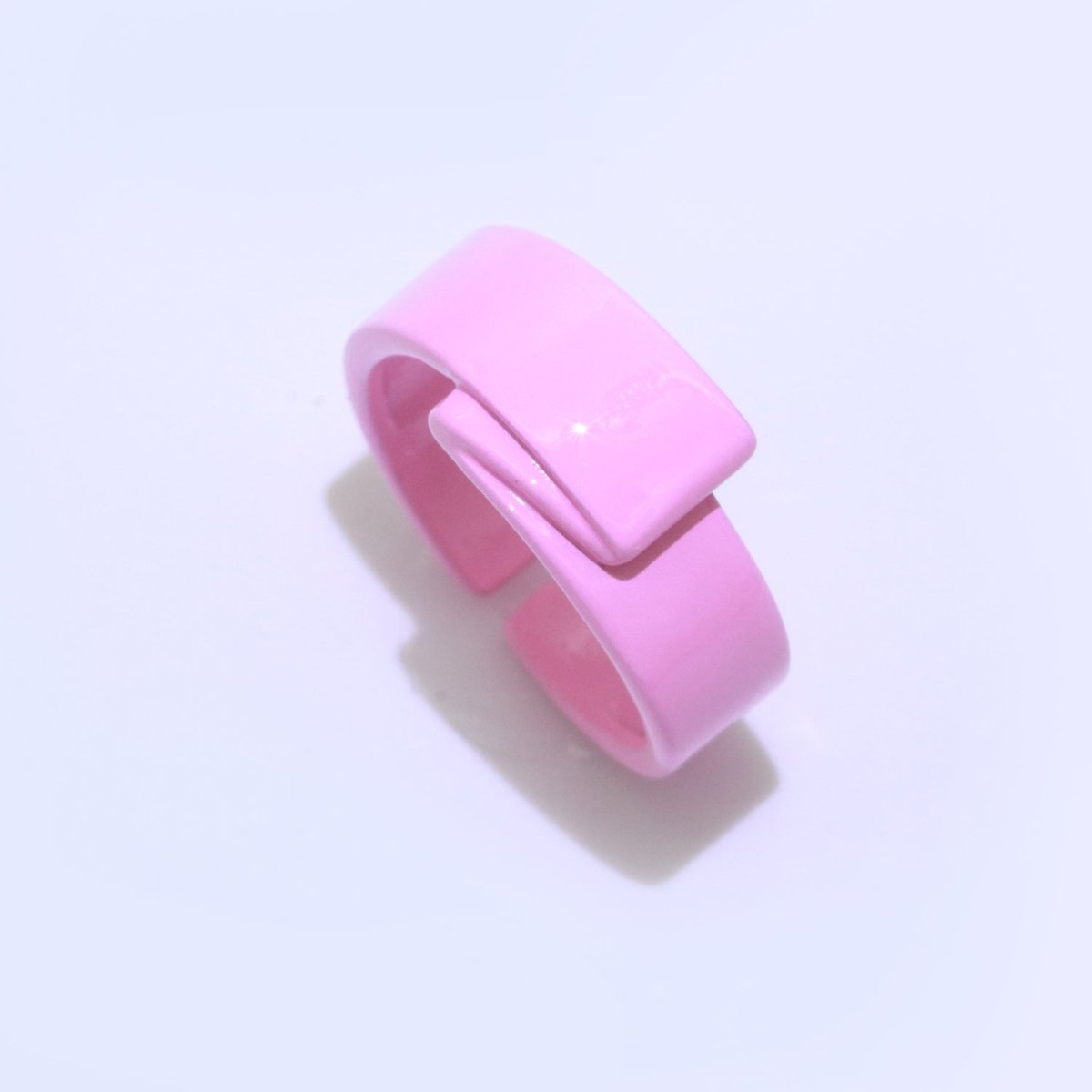 Colorful Neon Twisted ring, Y2K Trendy ring, Chunky enamel ring, Fun Summer ring Candy color ring, Gift for her