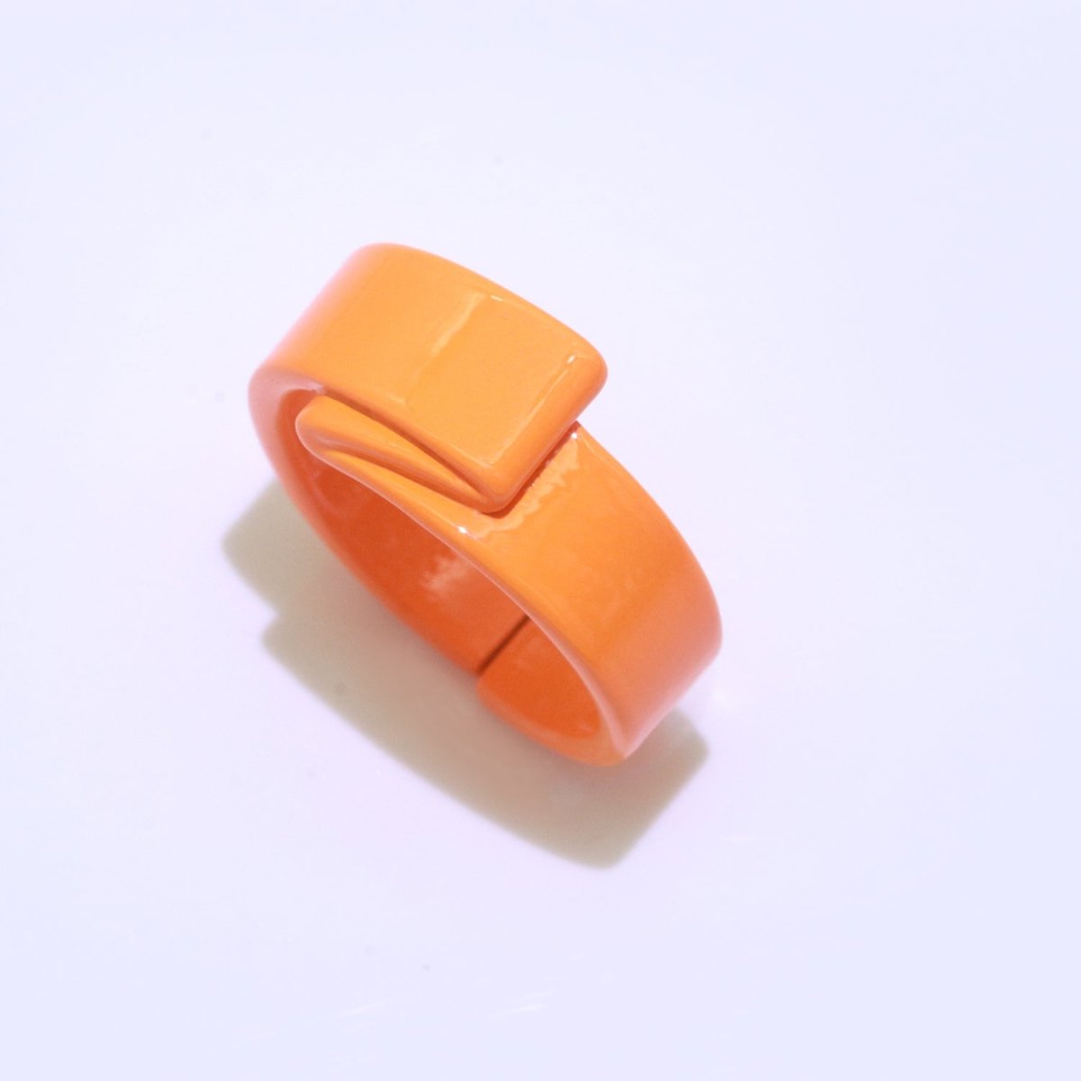 Colorful Neon Twisted ring, Y2K Trendy ring, Chunky enamel ring, Fun Summer ring Candy color ring, Gift for her