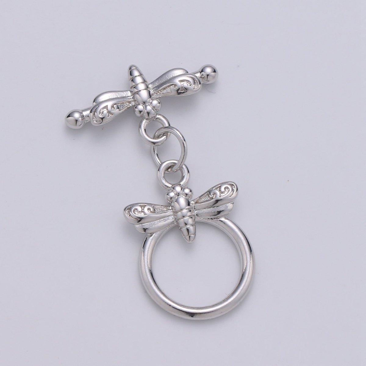 Cute Gold Toggle Clasp, Rose Gold , Black, Silver Bee Toggle Clasps Fancy Design OT Clasp WHOLESALE Supply for Bracelet Necklace Component L-114~L-117