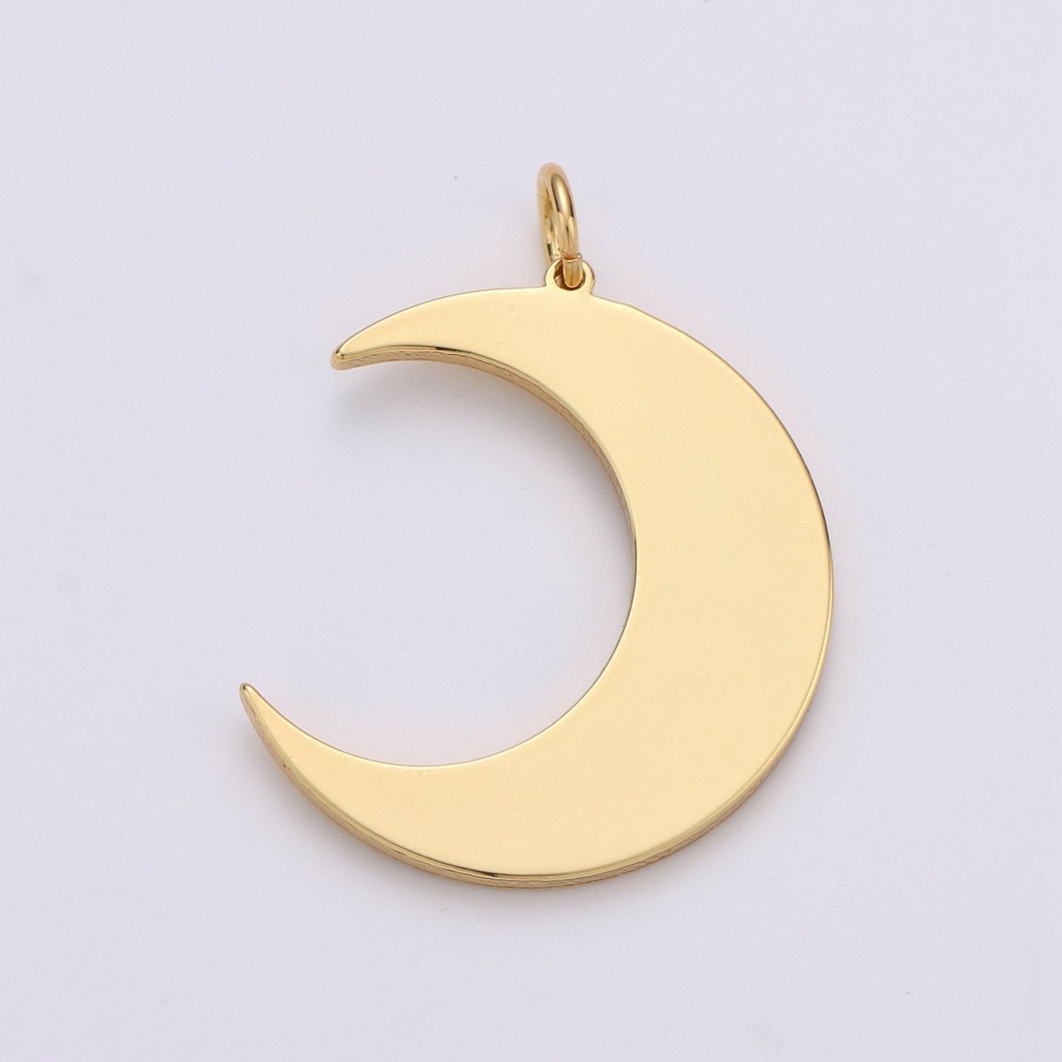 Dainty 14k Gold Filled Moon charm - Gold Moon pendant - Crescent Moon pendant for Necklace Bracelet Earring Charm Supply Celestial Jewelry D-479