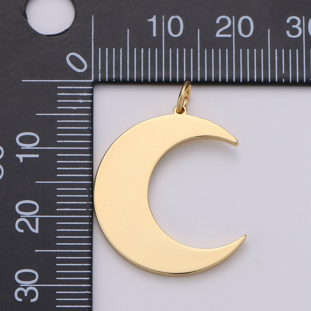 Dainty 14k Gold Filled Moon charm - Gold Moon pendant - Crescent Moon pendant for Necklace Bracelet Earring Charm Supply Celestial Jewelry D-479