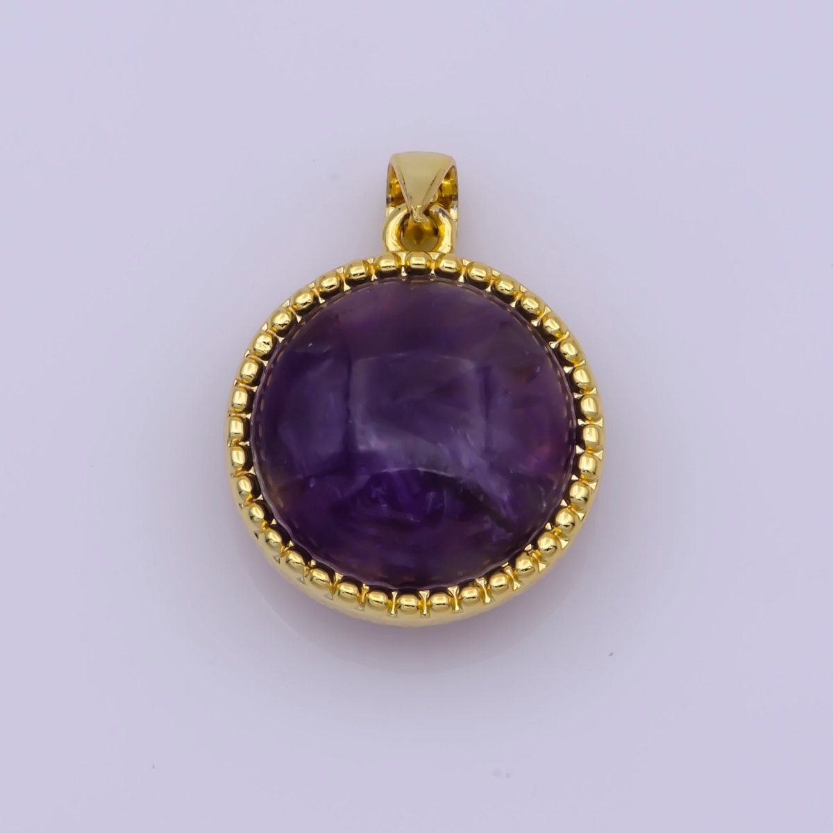 Dainty 24K Gold Filled North Star Charm, Purple Pink Teal Blue Star Coin Pendant For Layer Necklace Earring Bracelet Jewelry Making Supplies  I-333