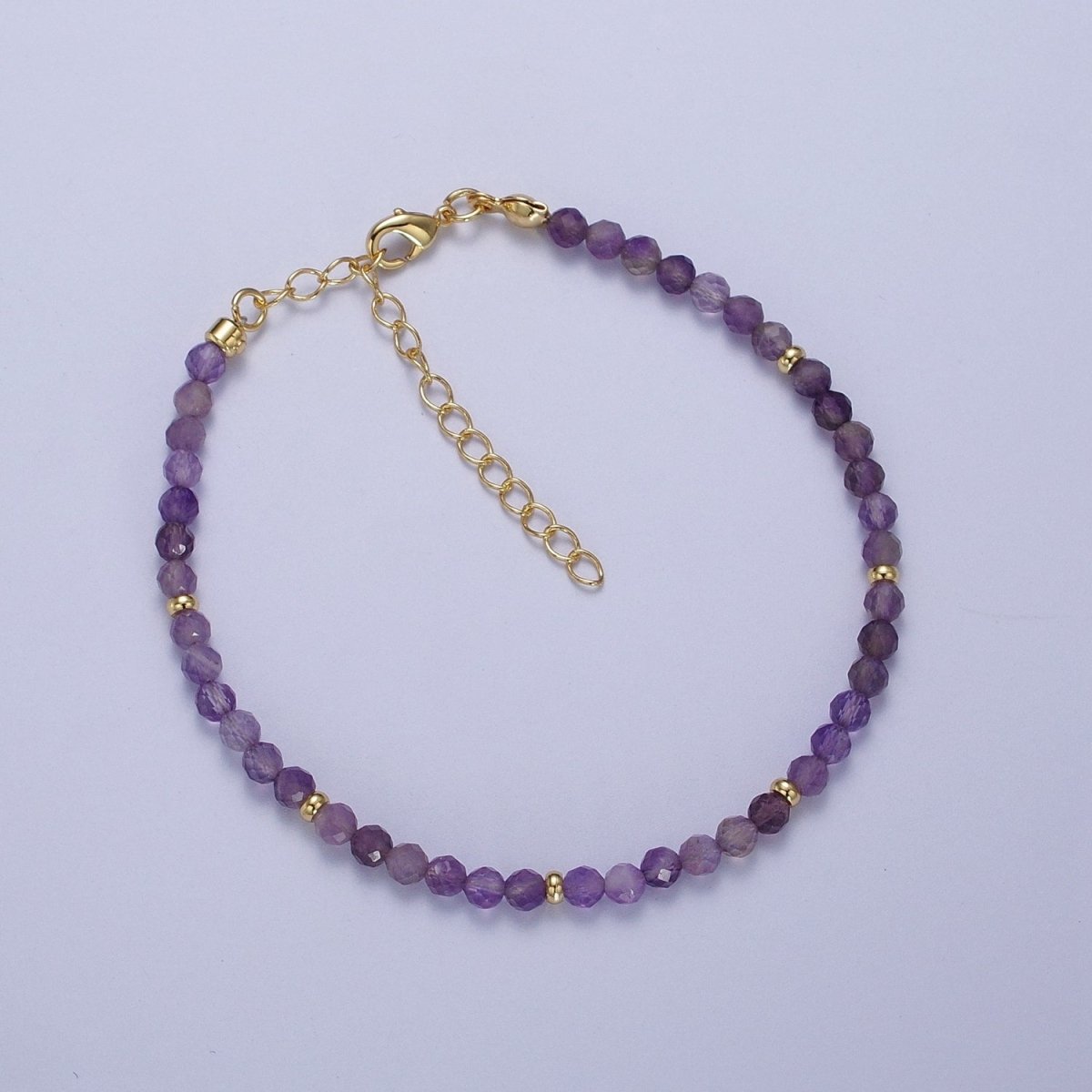 Dainty Beaded Bracelet Tourmaline, Amazonite, Ruby, Amethyst, Moonstone Jewelry Handmade Jewelry | WA-1221 WA-1222 WA-1238 WA-1239 WA-1240 Clearance Pricing