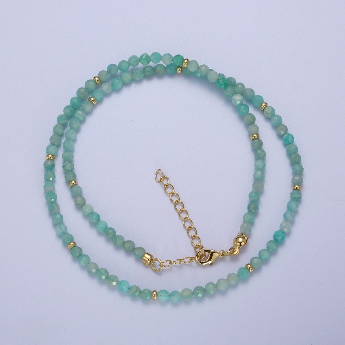 Dainty Beaded Necklace Tourmaline, Amazonite, Ruby, Amethyst, Moonstone Jewelry Handmade Jewelry | WA-1219 WA-1220 WA-1241 WA-1242 WA-1243 Clearance Pricing
