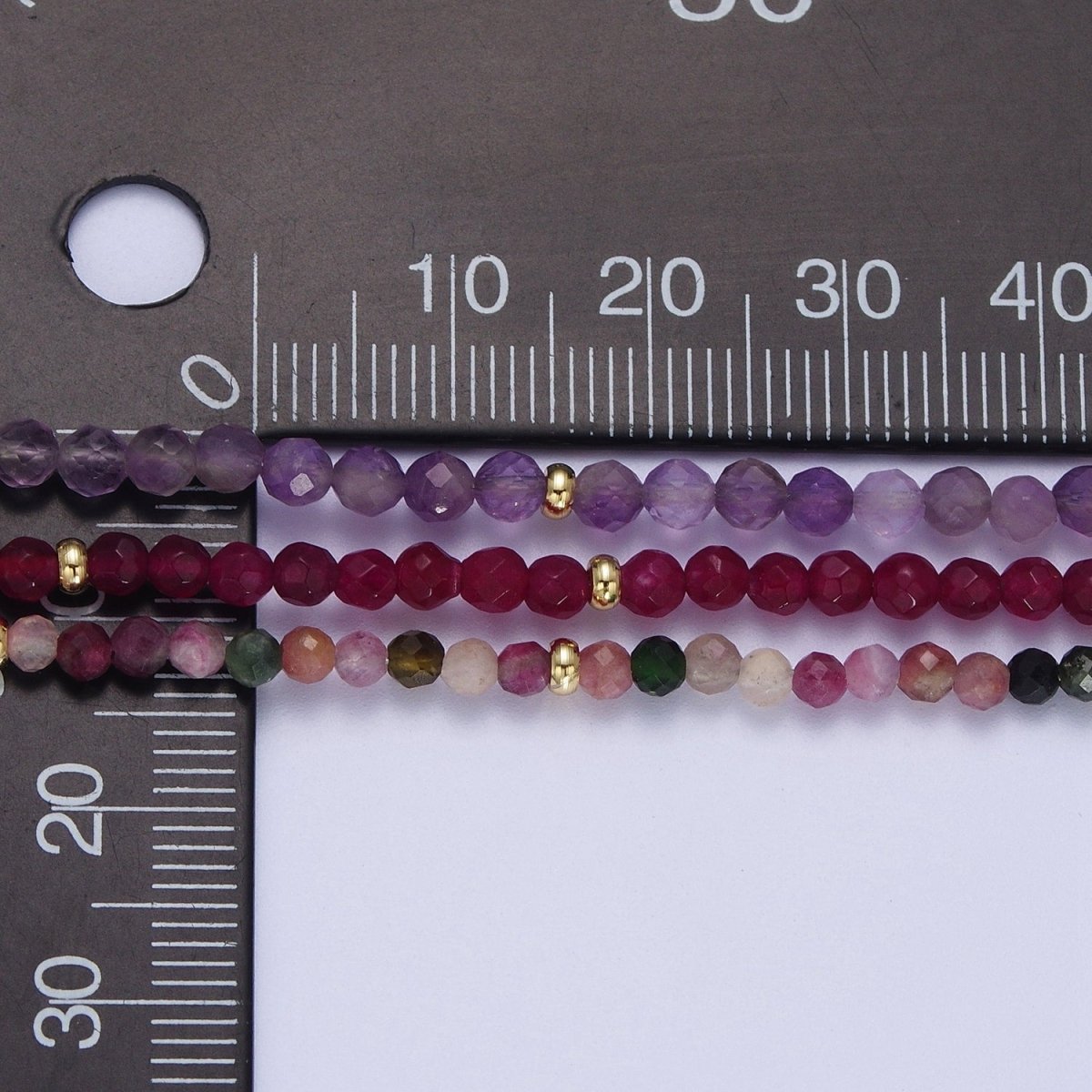 Dainty Beaded Necklace Tourmaline, Amazonite, Ruby, Amethyst, Moonstone Jewelry Handmade Jewelry | WA-1219 WA-1220 WA-1241 WA-1242 WA-1243 Clearance Pricing