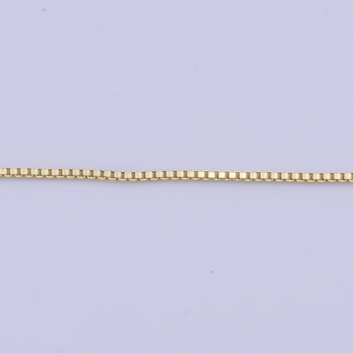 Dainty Box Chain 18" Ready to Wear 14k Gold Filled Box Chain with Lobster Clasp, Simple Everyday Layering Necklace | WA-1115 Clearance Pricing