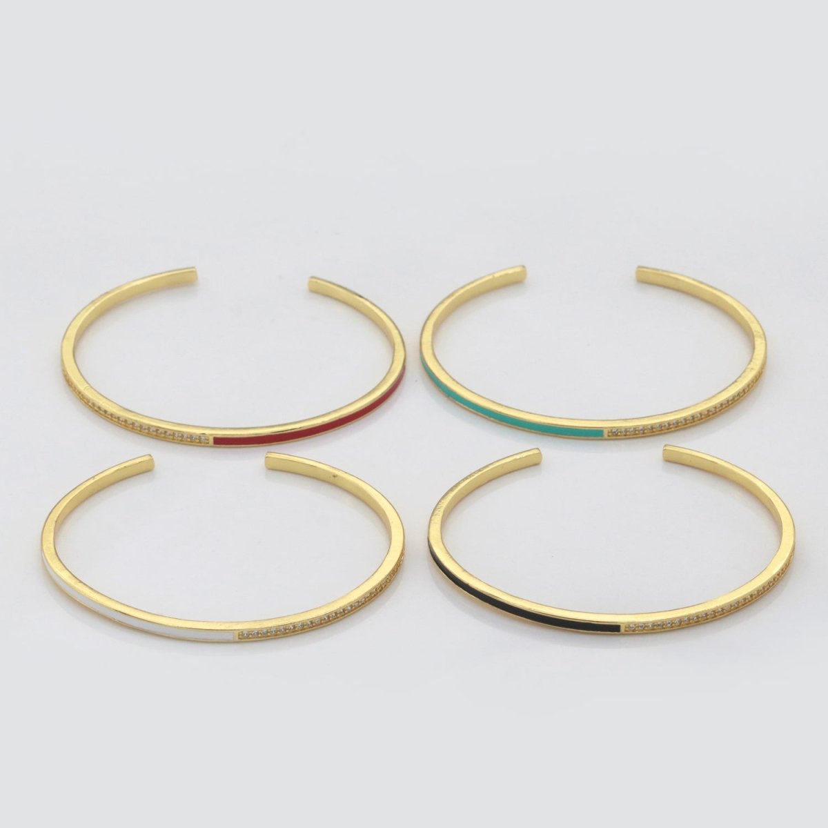 Dainty Cuff Bracelet Minimalist Bangle For Stacking Jewelry |  Clearance Pricing