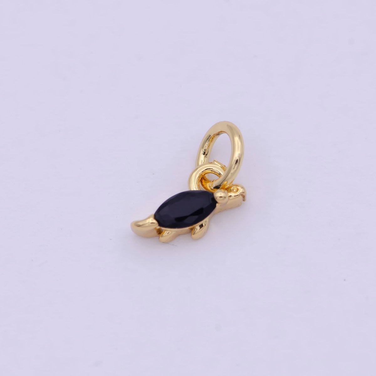 Dainty Dino Charm • Minimalist Mini Dinosaurus Charm • Cute Kawaii Dino Pendant for Earring Necklace Bracelet C-191 C-215 C-219 C-228 C-251 C-256 C-258 C-289