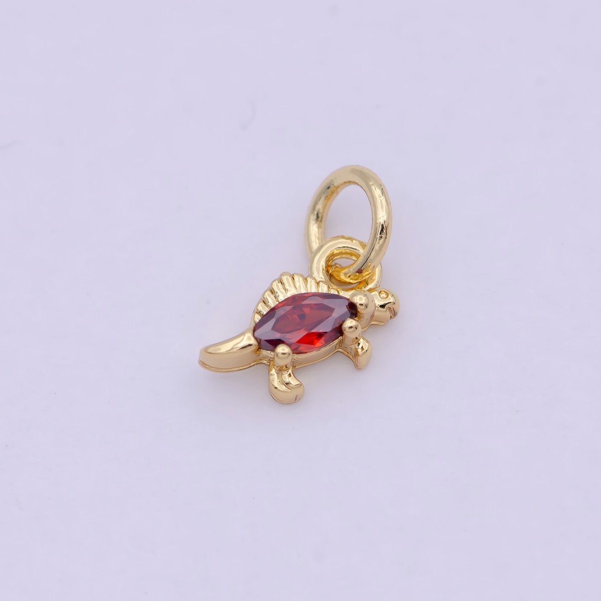 Dainty Dino Charm • Minimalist Mini Dinosaurus Charm • Cute Kawaii Dino Pendant for Earring Necklace Bracelet C-191 C-215 C-219 C-228 C-251 C-256 C-258 C-289