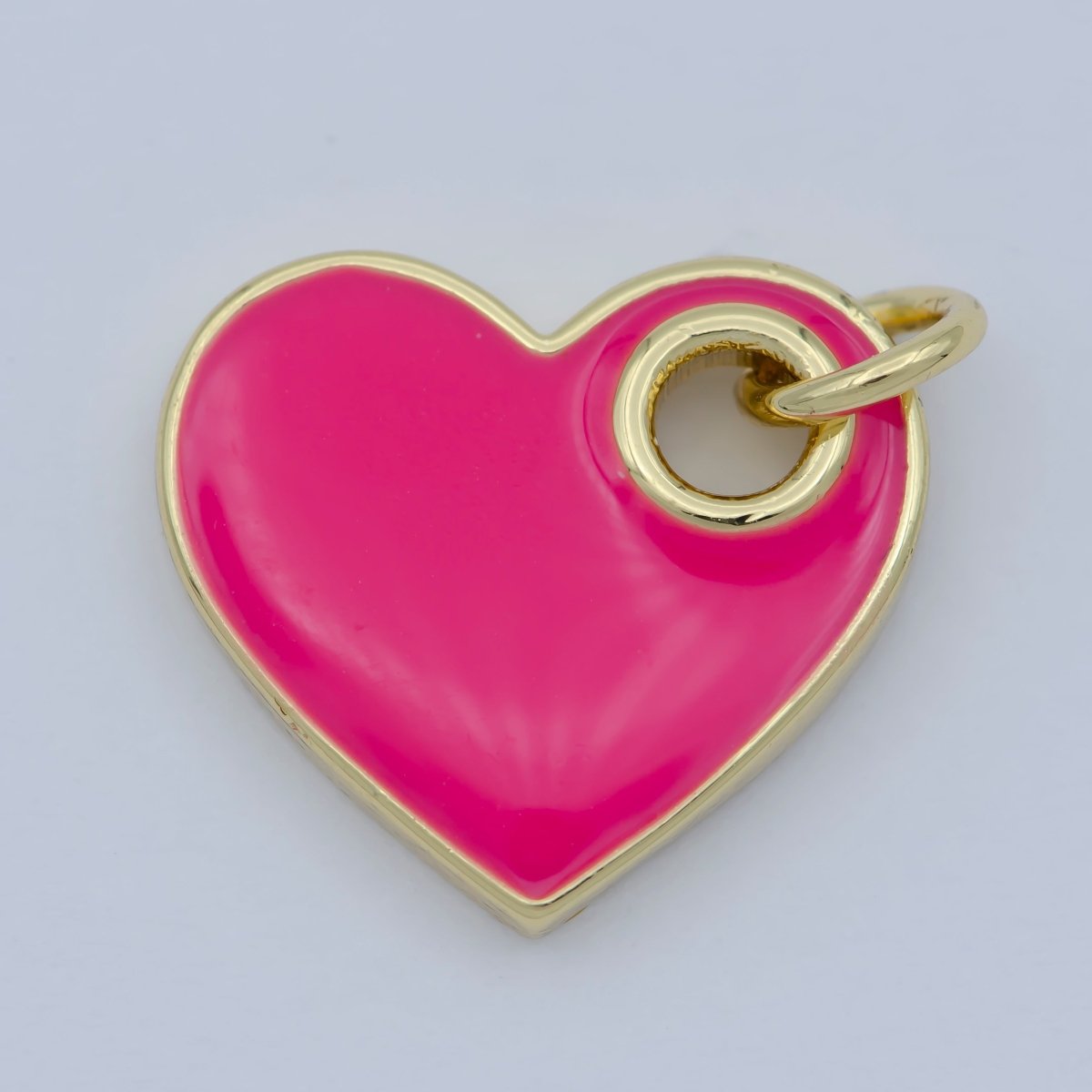Dainty Enamel Heart Charm Colorful Sideways Heart Pendant Necklace Earring Bracelet Supply for Love Dainty Minimalist Heart Blue Pink Red M-298-M-302