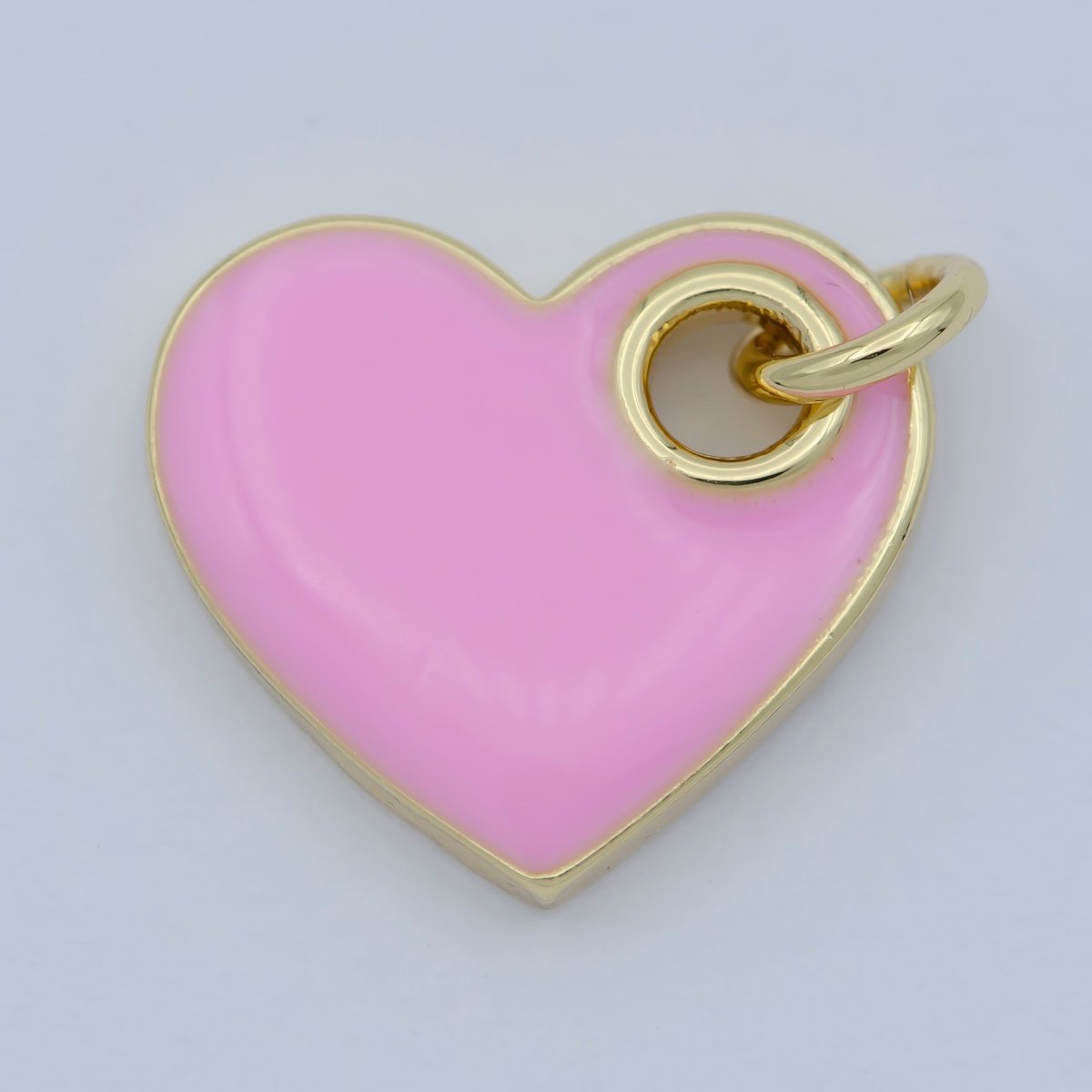 Dainty Enamel Heart Charm Colorful Sideways Heart Pendant Necklace Earring Bracelet Supply for Love Dainty Minimalist Heart Blue Pink Red M-298-M-302