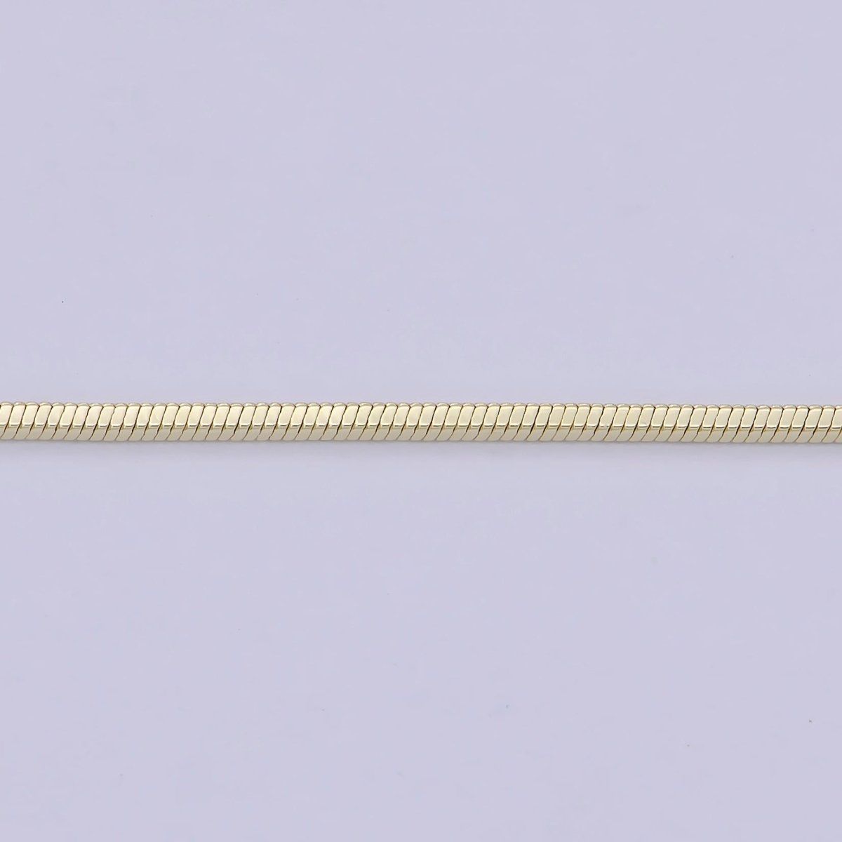 Dainty Gold Snake Chain 1 MM Round 17.7" Ready To Wear Chain Wholesale Necklace | WA-752 Clearance Pricing