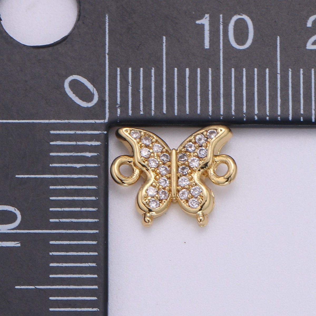 Dainty Little Butterfly Gold Filled Connectors  F-602
