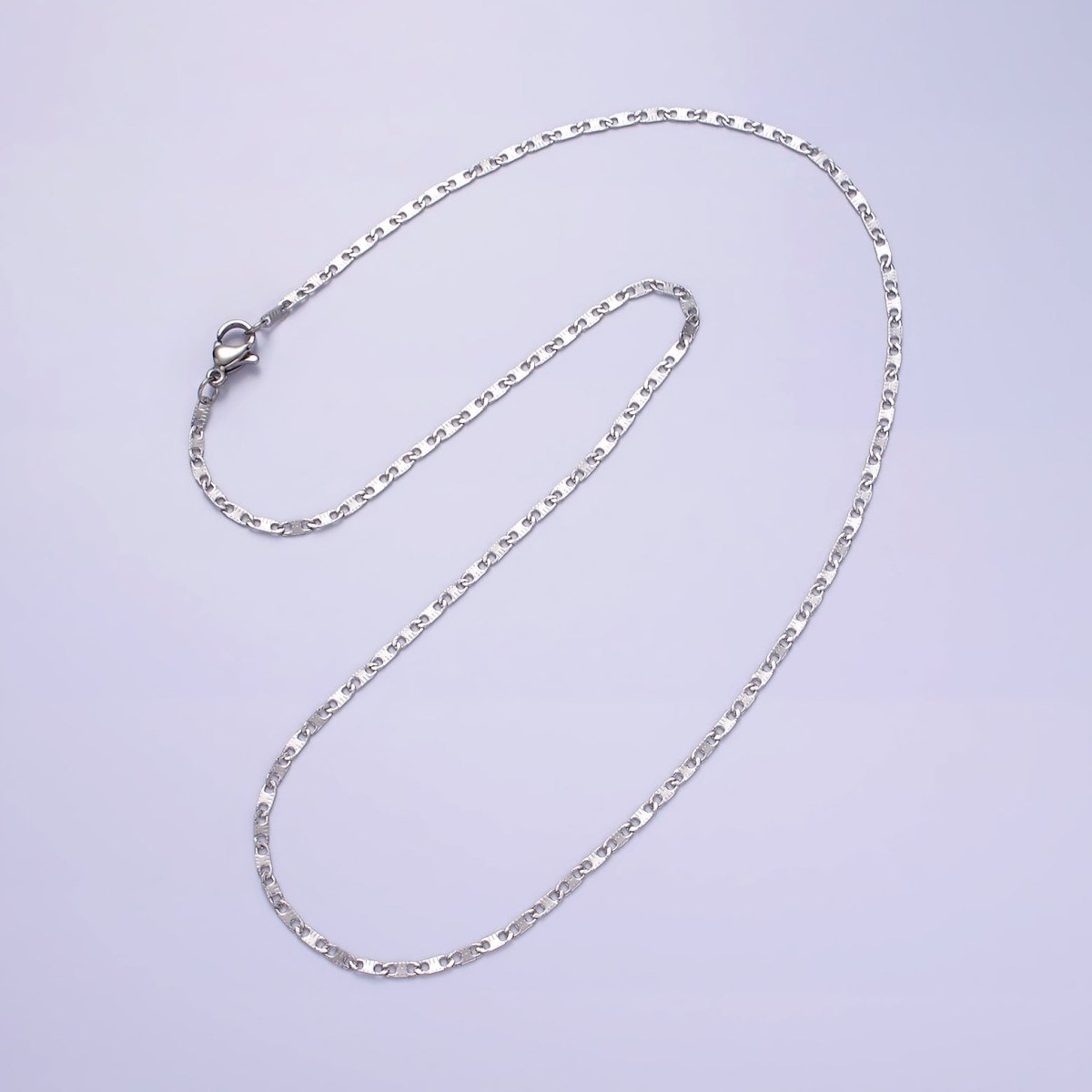 Dainty Mariner Anchor Chain Necklace for Women Stainless Steel Necklace 18 inch long | WA-2101 Clearance Pricing