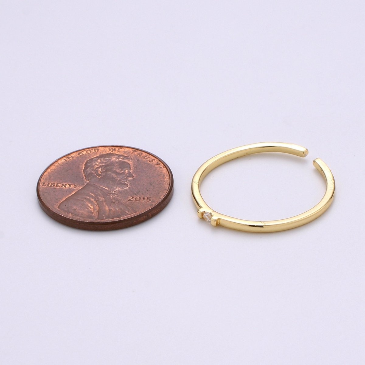 Dainty ring, Promise ring, Minimalist cz ring, Delicate ring, cZ ring, Micro Pave ring, Engagement ring, Dainty ring gold, Open Gold ring R-134