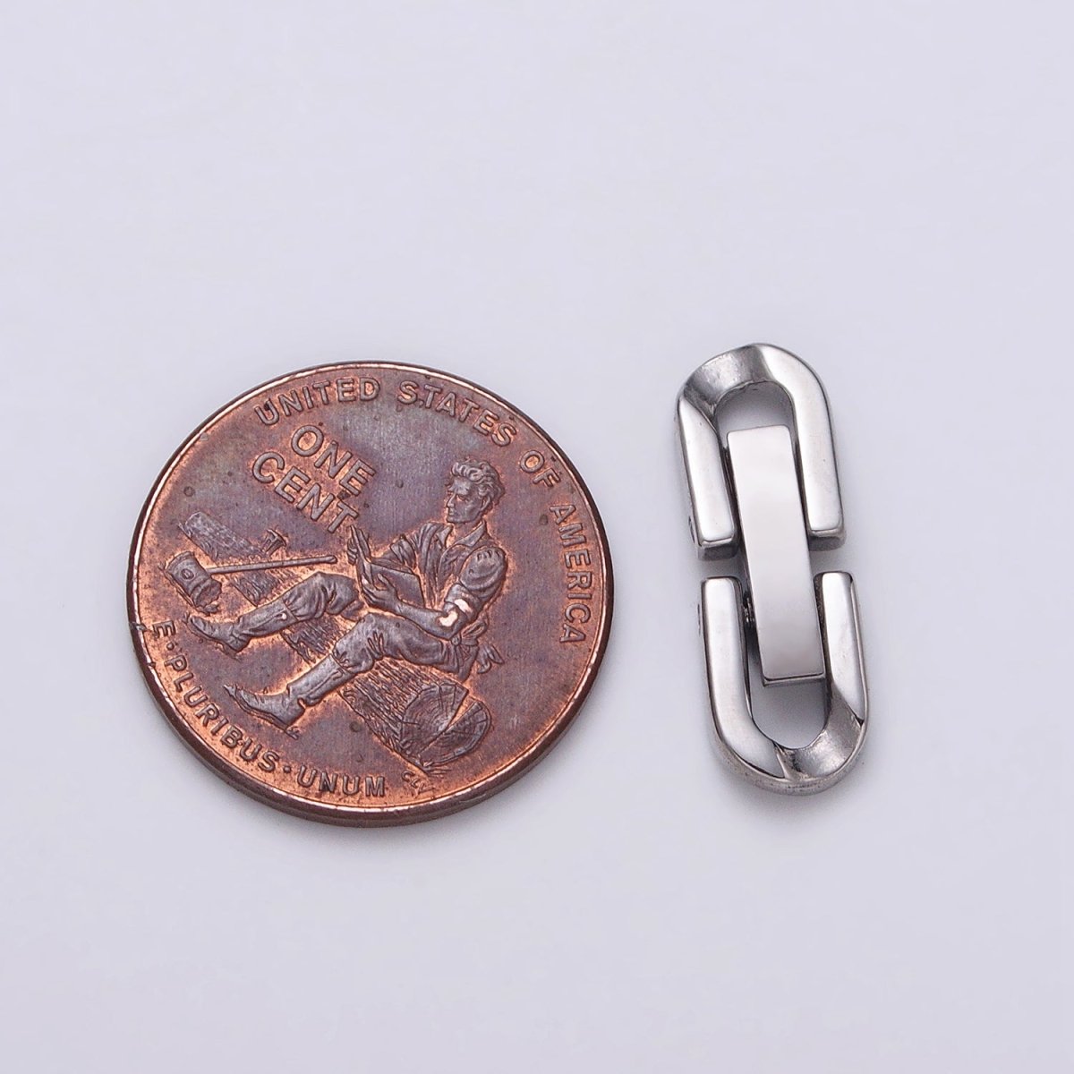 Dainty Stainless Steel Fold Over Clasps Extender Clasp Closure Gold End Caps for Necklace Bracelet Jewelry Component Handmade Supply Z-320 Z-321