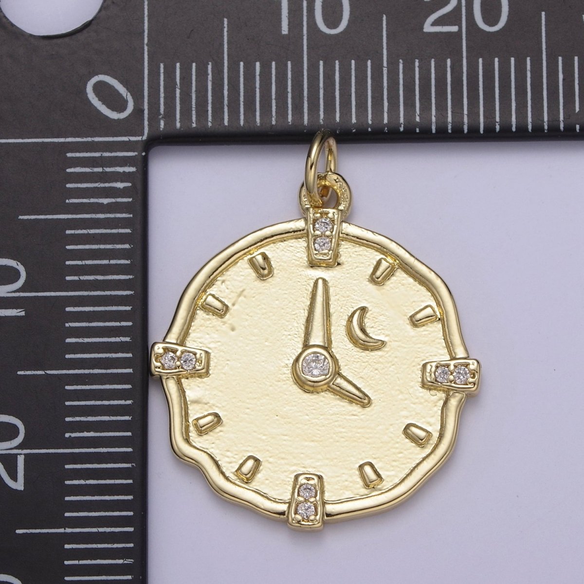 Dainty Watch Charms, Time Clock Charm,Gold Filled Necklace, Bracelet, Earring Charms Pendant, DIY Jewelry Findings, Bulk, Wholesale N-687
