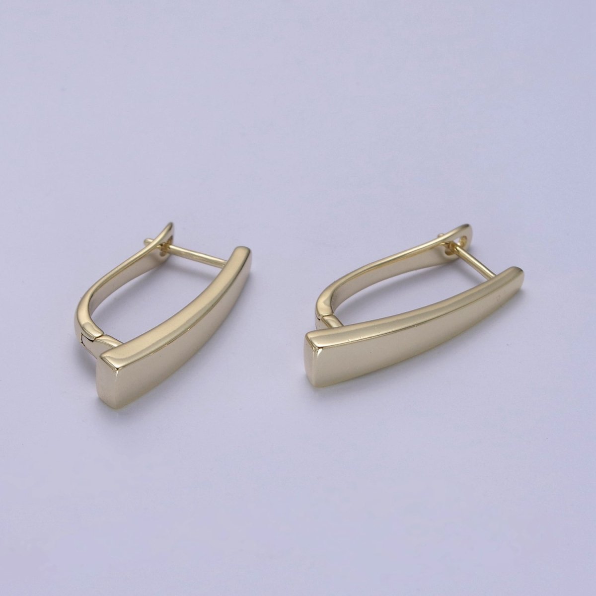 Delicate Long Thin Hoops, Lightweight Gold Hoops, Minimalist Hoops, Simple Gold Hoops, Gold Geometrical Hoops Gold filled T-300