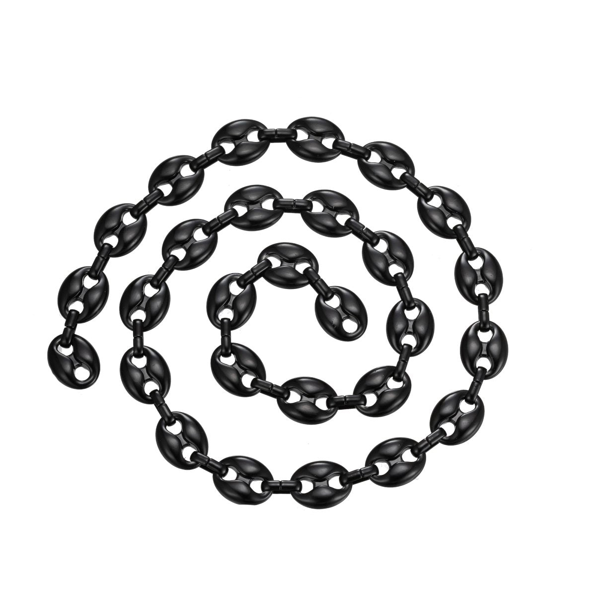 Enamel Mariner Anchor Gold Plated Chain, Colorful Link Neon Enamel Chain per Yard For Jewelry Making | ROLL-507 to ROLL-516 Clearance Pricing
