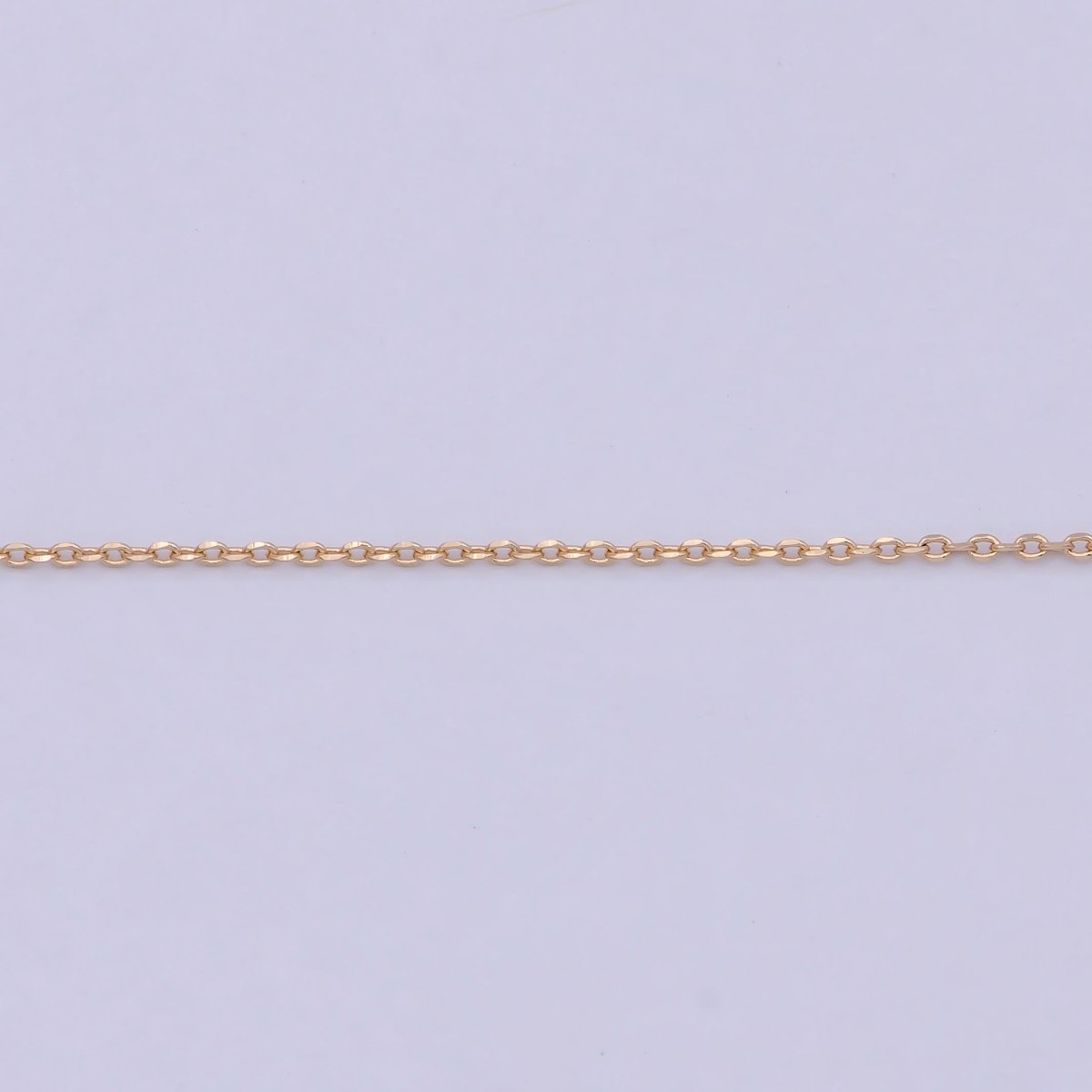 Fine 18K Gold Filled Cable Chain Necklace Link chain necklace 17.5 inch Ready to Wear | WA-758 Clearance Pricing
