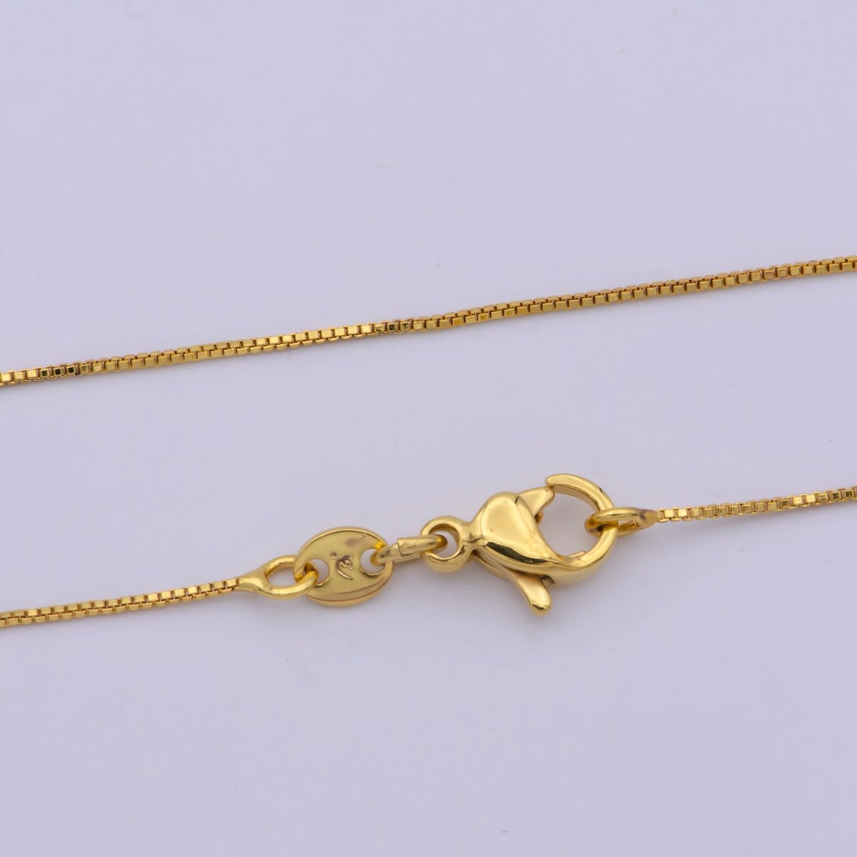 Fine 24k Gold Filled Box Chain, High Quality Gold Chain, Dainty Gold Chain Necklace Wholesale Supply | WA-776 Clearance Pricing