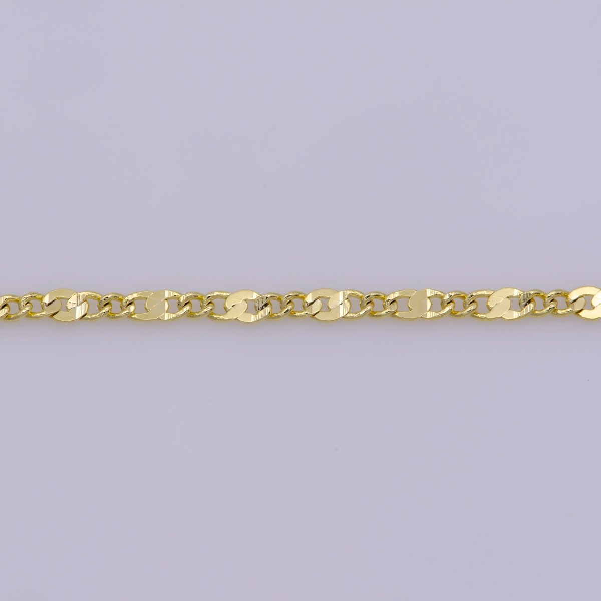 Flat Mariner Chain Necklace / 14K Gold Filled Flat Mariner Chain / Anchor Chain / Designer Link / Unisex Men Women | WA-392 Clearance Pricing