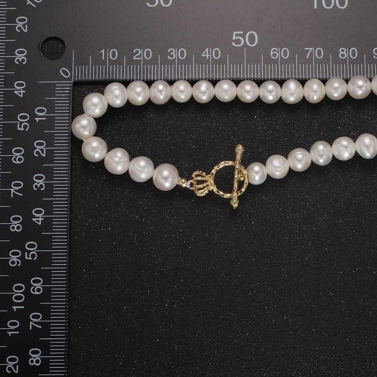 Fresh Water Pearl necklace, T bar necklace, toggle bar necklace, dainty gold necklace, layering necklace, pearl jewelry | WA-869 WA-1161 Clearance Pricing