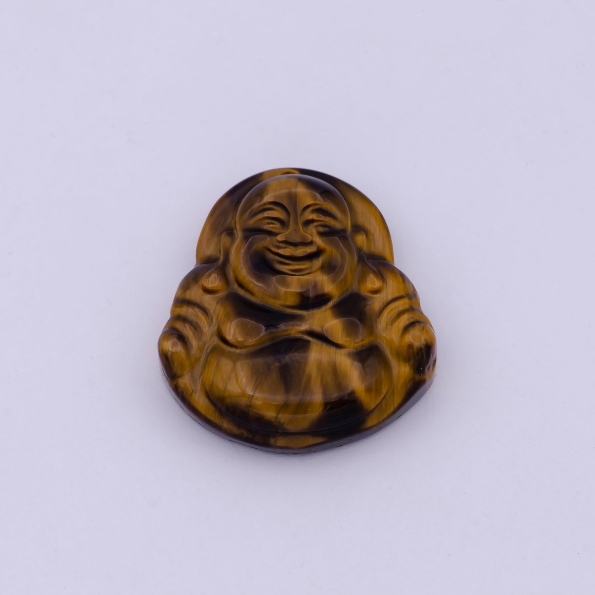 Genuine Happy Buddha Bead Tiger Eye Gemstone AH-353