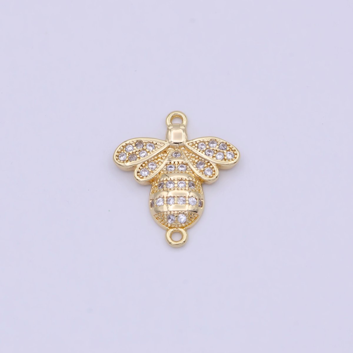 OS Gold Bee Charm, Insect Charms, Cute Charms, Bee Findings DIY Jewelry Projects Necklace Bracelet Earring Jewelry Supplies F-175