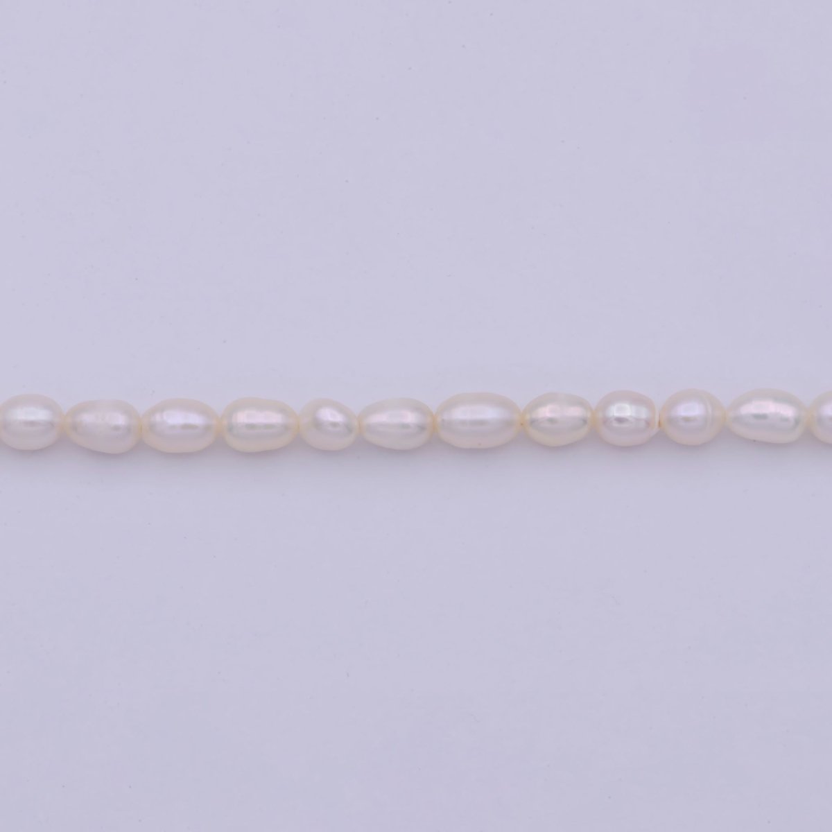 OS Gold Chain Half Pearl Necklace - Gold Figaro Chain Necklace - Dainty Pearl Choker - Emerald Green CZ | WA-511 Clearance Pricing