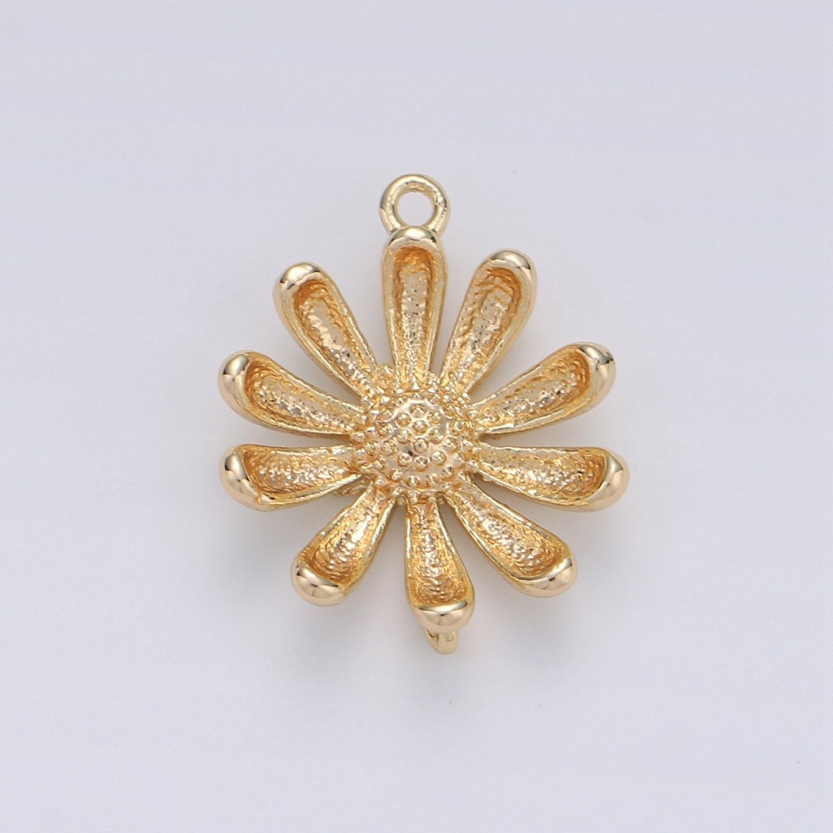 Gold Daisy Charms, Flower Charms, daisy Pendant Gold flower Charms for jewellery Making Necklace, Bracelet Earring Component K-575