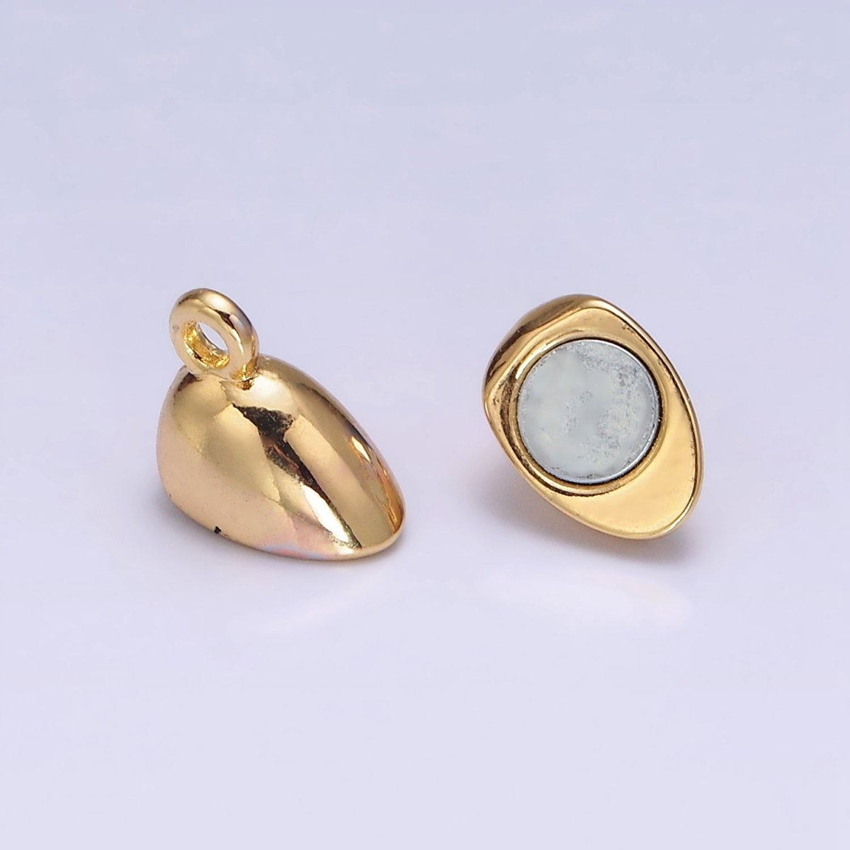 Gold Filled 15mm Heart Magnetic Connector G-645