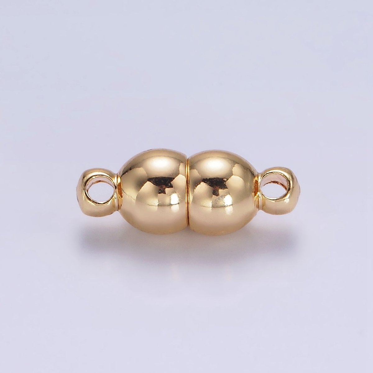 Gold Filled 6mm Double Round Bead Magnetic Connector G-649