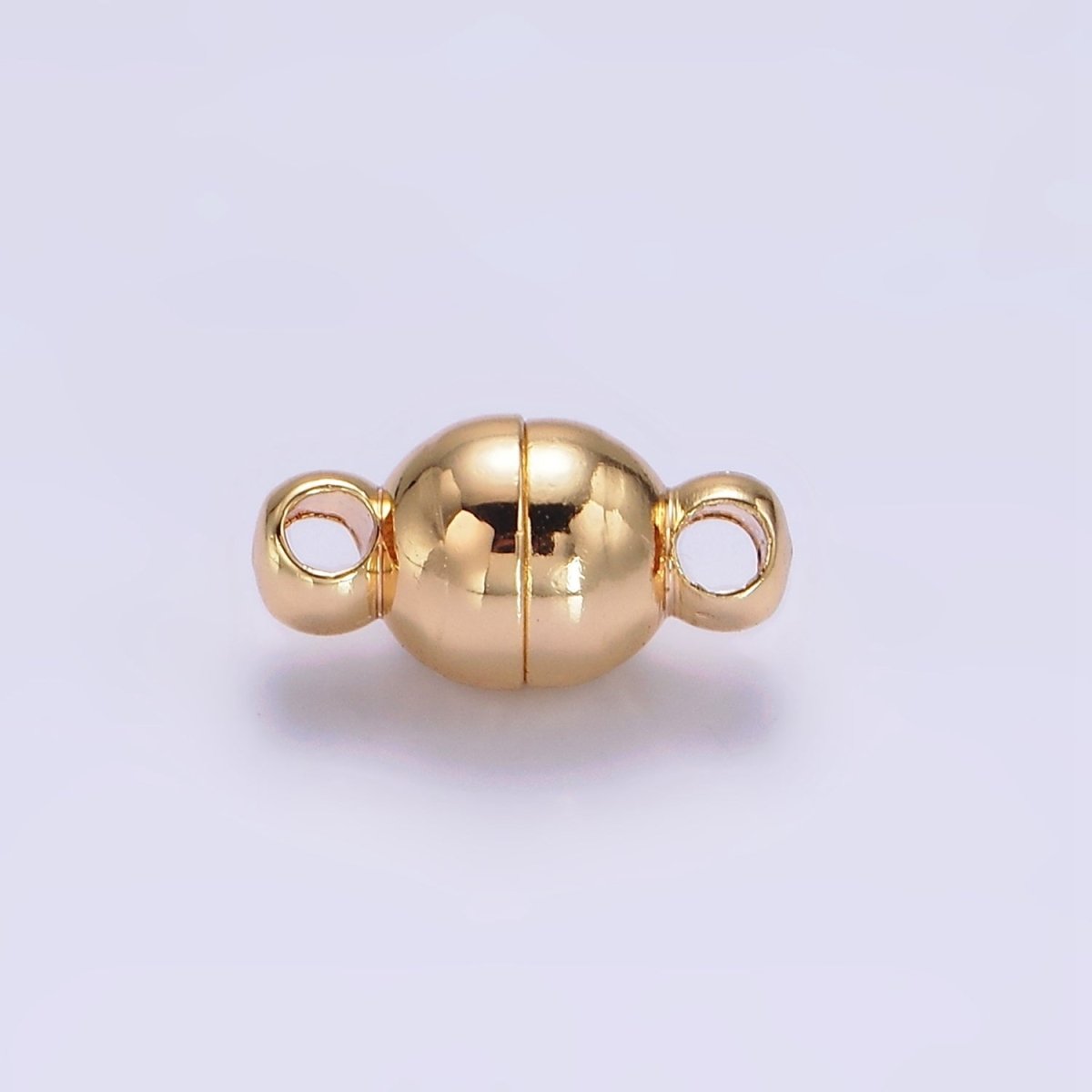 Gold Filled 6mm Round Bead Magnetic Connector G-648