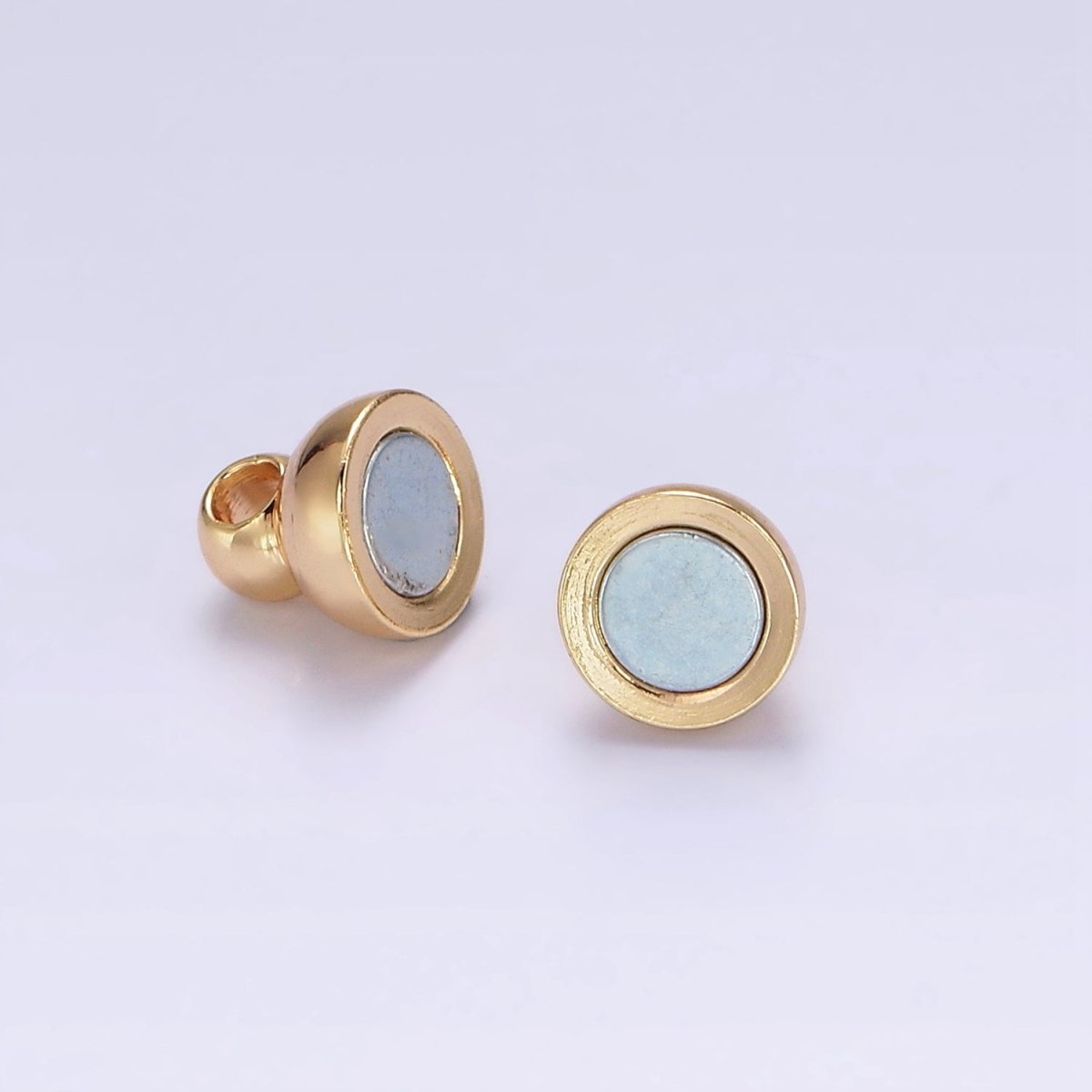 Gold Filled 6mm Round Bead Magnetic Connector G-648