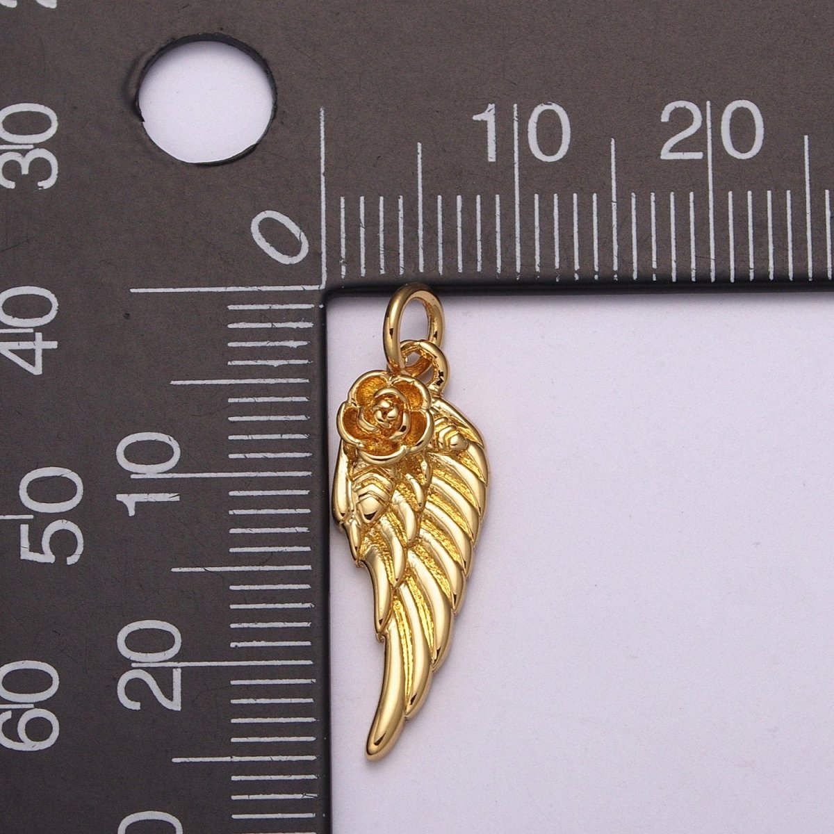 Gold Filled Angel Wing Charm add on charm for Bracelet Necklace Earring Supply M-888