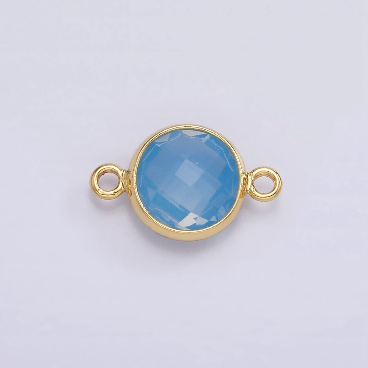 Gold Filled Birthstone CZ Connector Link Connector for Bracelet Necklace School Colors Stone Finding G-766 G-767