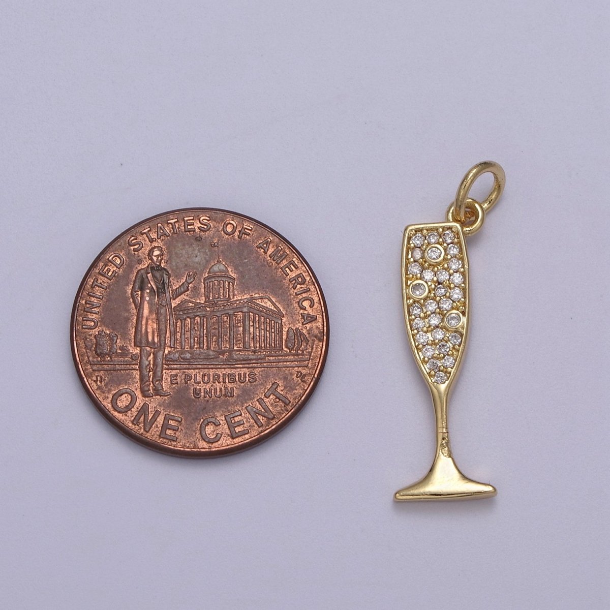 Gold Filled Glass Champagne Bubbly Sparkling Wine For New Year Party Inspired in Gold & Silver N-381 N-382