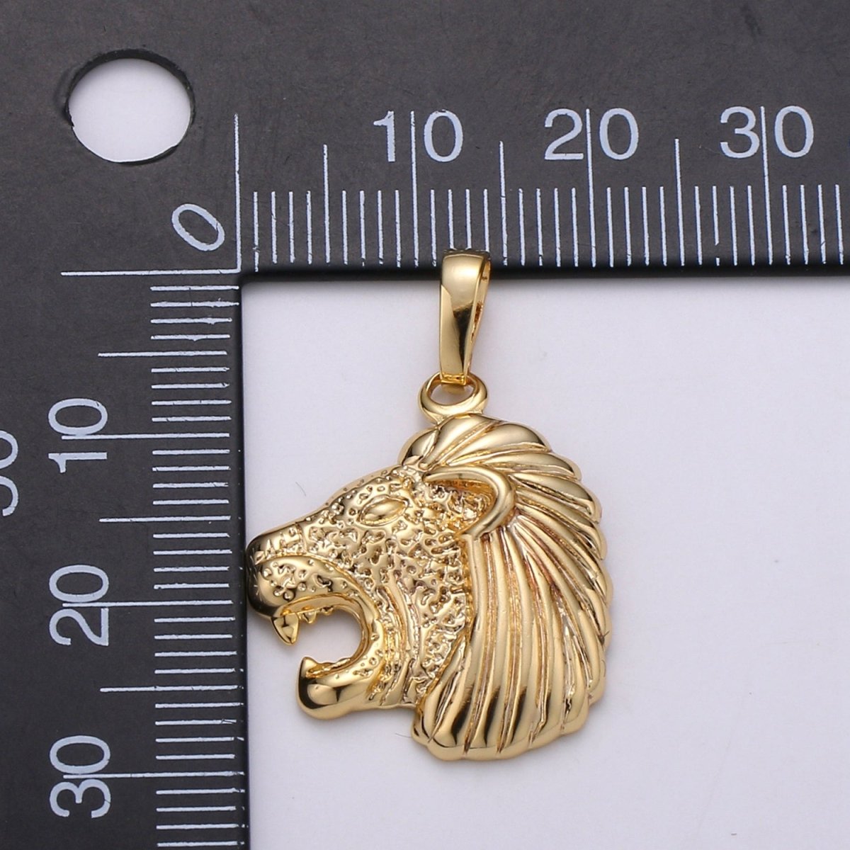 Gold Filled Lion Pendants J-119