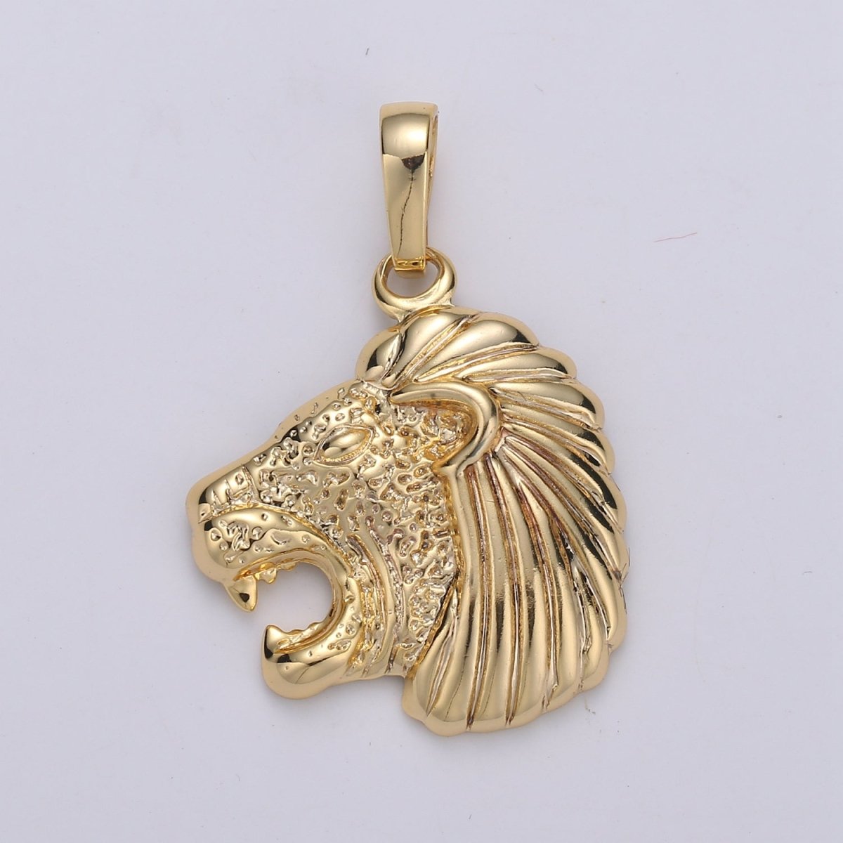 Gold Filled Lion Pendants J-119