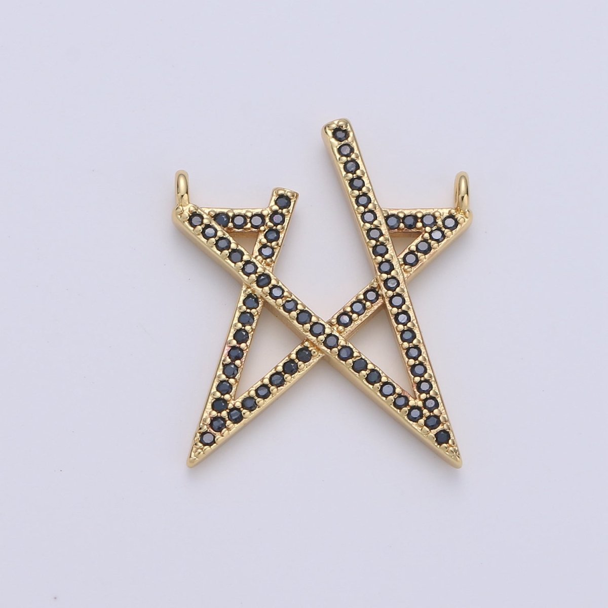 Gold Filled Open Star Connectors  F-378
