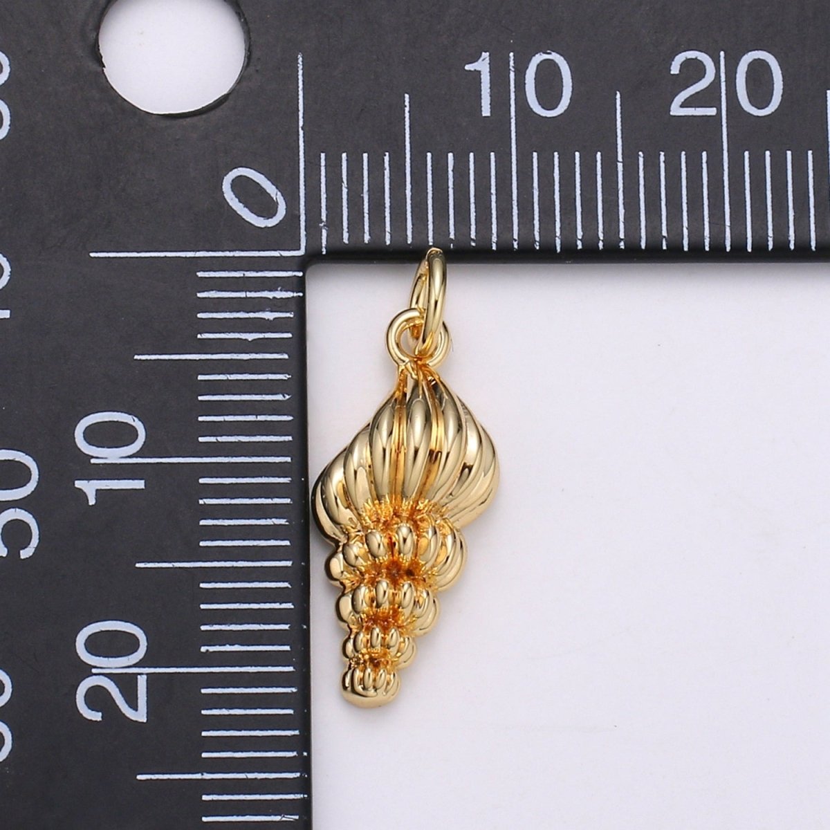 Gold Filled Sea Shell Conch Shell Charm - D-795