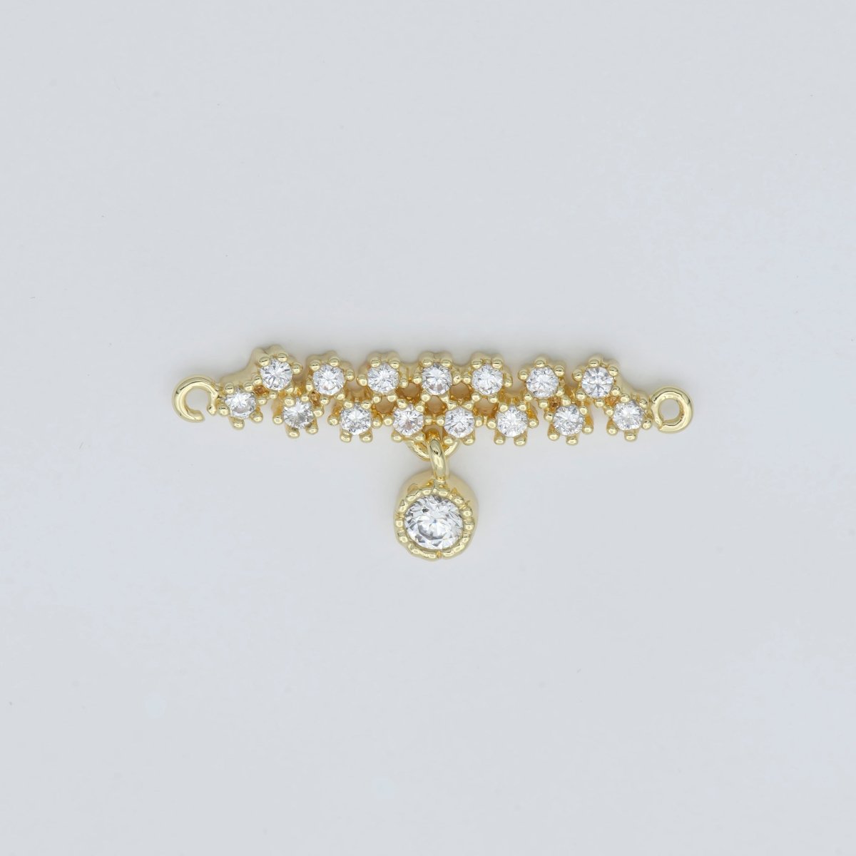 Gold Filled Simple Minimalist Connector  F-576
