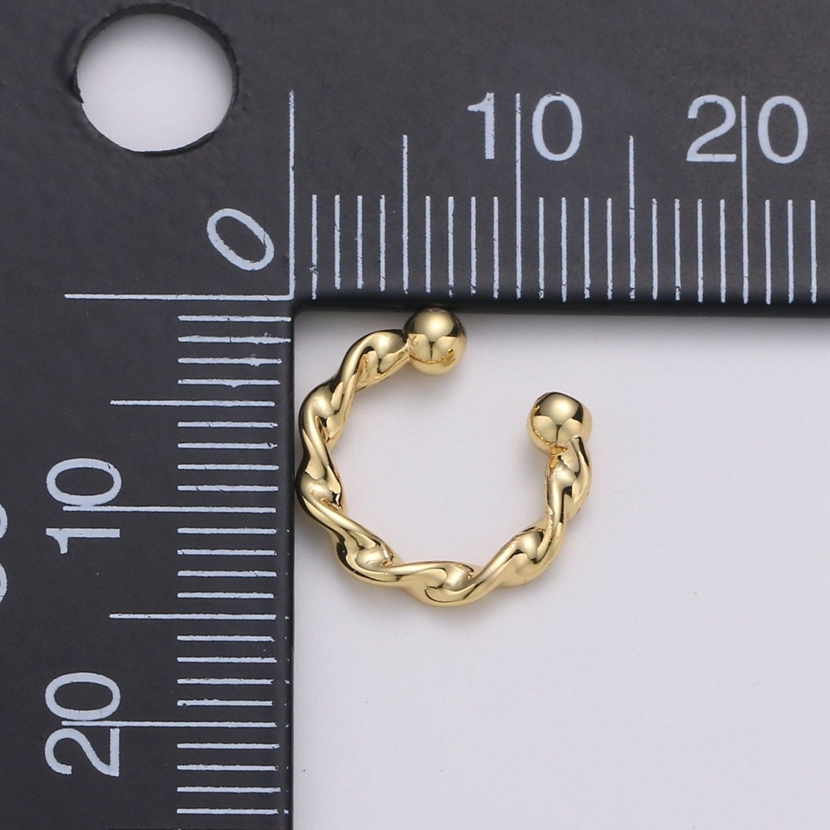 Gold Filled Simple Twist Earcuffs - AI-094