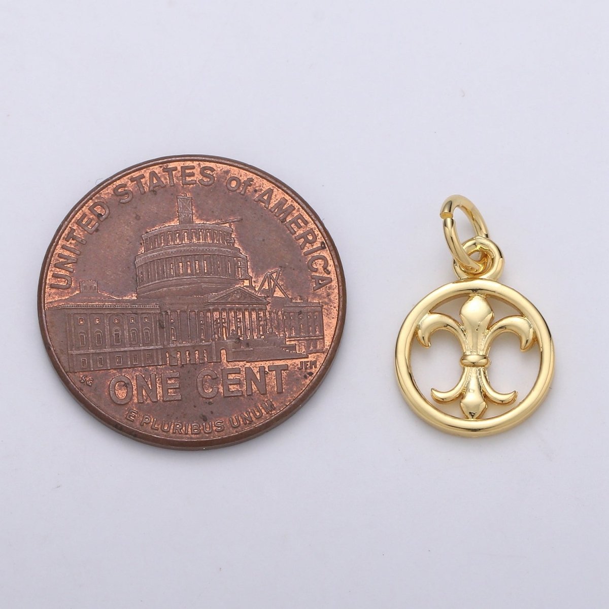 Gold Filled Spear Charm D-916