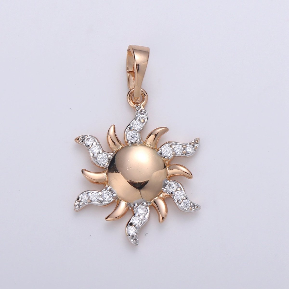 Gold Filled Sun Pendants  J-093