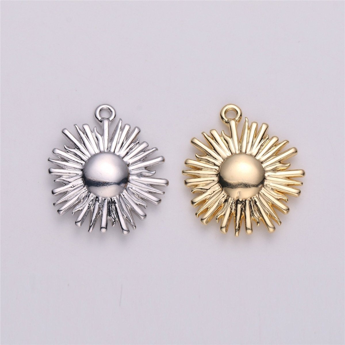 Gold Filled Sunshine Charm / Dainty Sun Charm / Sunburst Pendant / You Are My Sunshine / Celestial Sun Charm for Bracelet Necklace EarringC-537